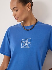 Hush Blue Sealife Graphic T-Shirt - Image 4 of 5