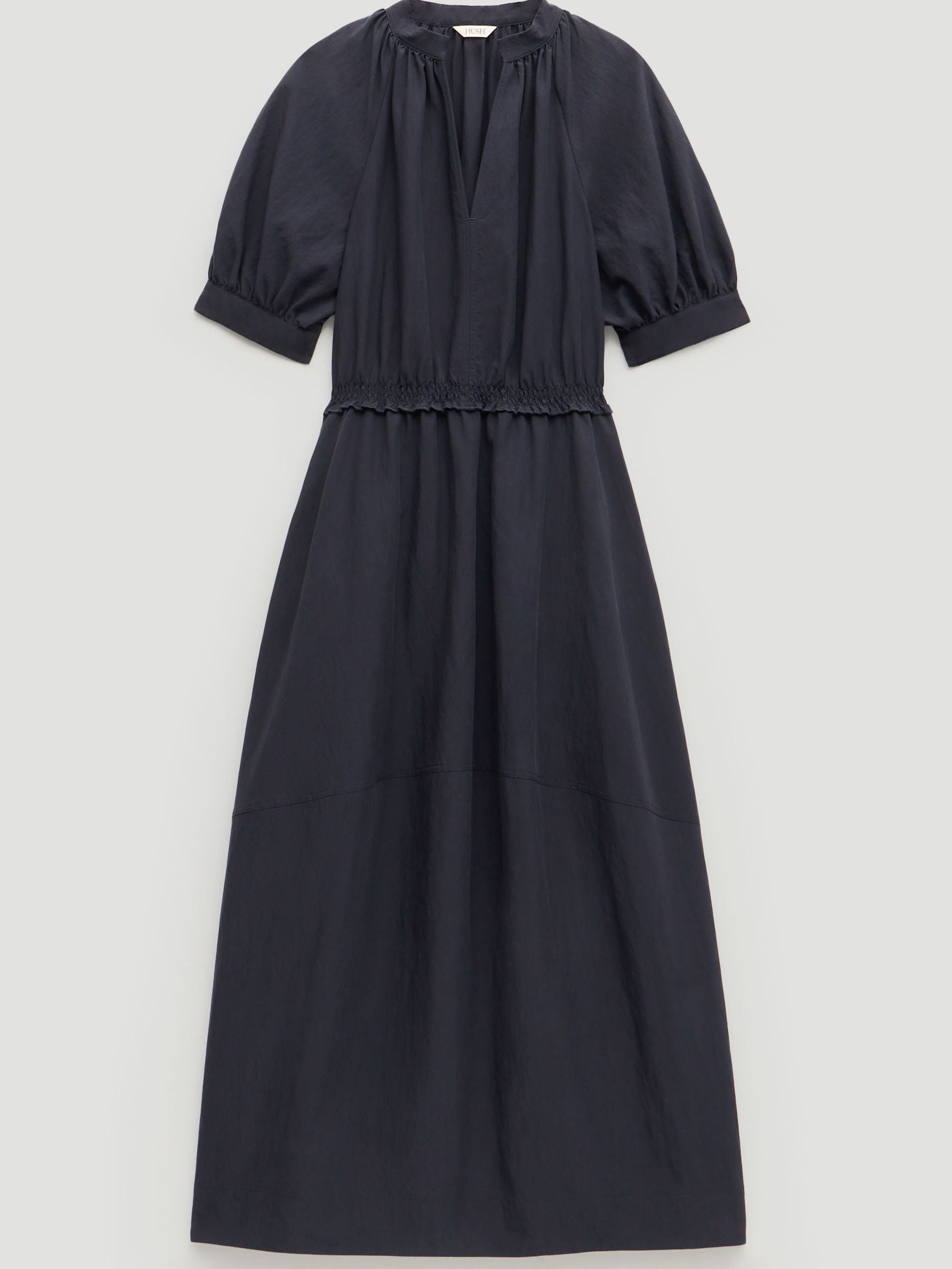 Buy Hush Black Isla Short Sleeve Midi Dress from Next USA