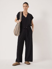 Hush Black Gracie Jersey Jumpsuit - Image 1 of 5