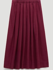 Hush שמלת מידי מתערובת פשתן בעיטור קפלים, דגם Ivy - תמונה 5 מתוך 5