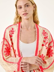 Πλεκτή ζακέτα με Roman κέντημα - Εικόνα 1 από 5