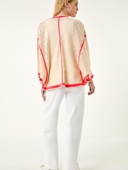 Πλεκτή ζακέτα με Roman κέντημα - Εικόνα 3 από 5