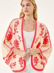 Πλεκτή ζακέτα με Roman κέντημα - Εικόνα 4 από 5