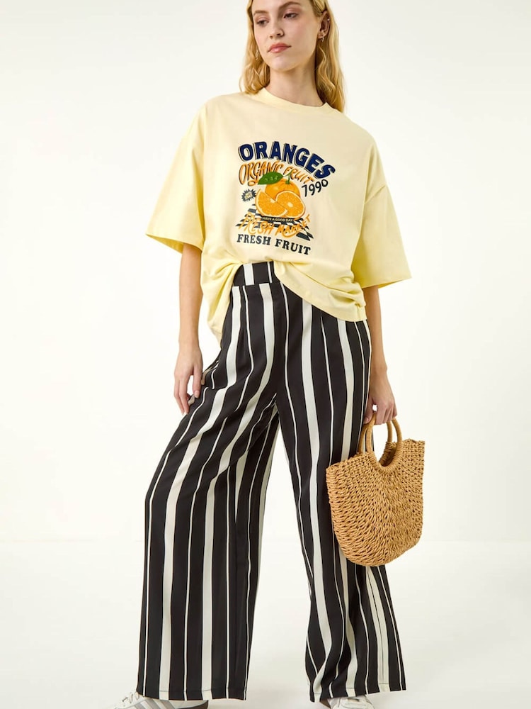 Roman Yellow Placement Print Top - Image 1 of 5