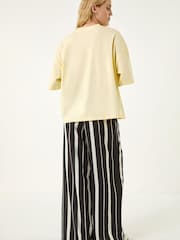 Roman Yellow Placement Print Top - Image 3 of 5