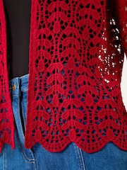 Roman Crochet Edge To Edge Cardigan - 画像 5 / 5