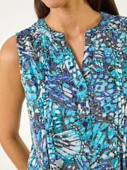 Débardeur Roman Tissu dévoré Imprimé - Image 5 sur 5