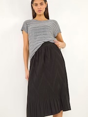 Roman Pleated Crinkle Midi Skirt - Bild 2 von 5