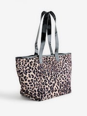 Rockett St George Animal Print Slogan Shoulder Bag - Image 5 of 8