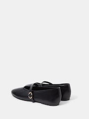Accessorize Black Mary Jane Ballet Flats - Image 3 of 3