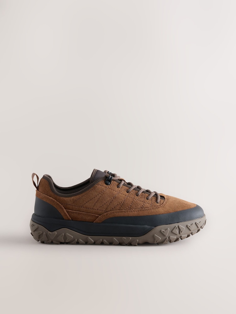 বাদামী - Suede Hiker Trainers - 5এর মধ্যে 2 ছবি