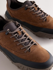 বাদামী - Suede Hiker Trainers - 5এর মধ্যে 3 ছবি