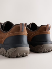 বাদামী - Suede Hiker Trainers - 5এর মধ্যে 4 ছবি