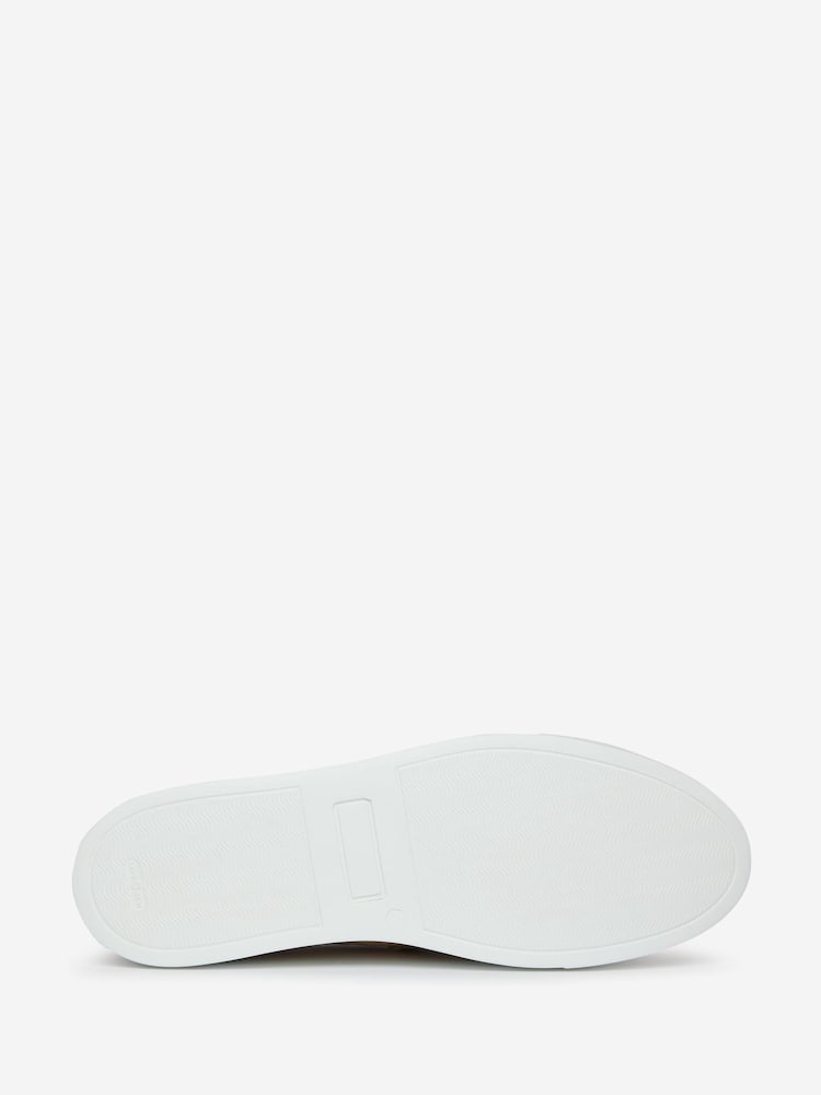 Oliver Sweeney Natural Suede Penny Loafers - Image 5 of 5