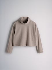 The Set 3 Pack Roll Neck Long Sleeve Rib T-Shirts Pink/Stripe - Image 2 of 6