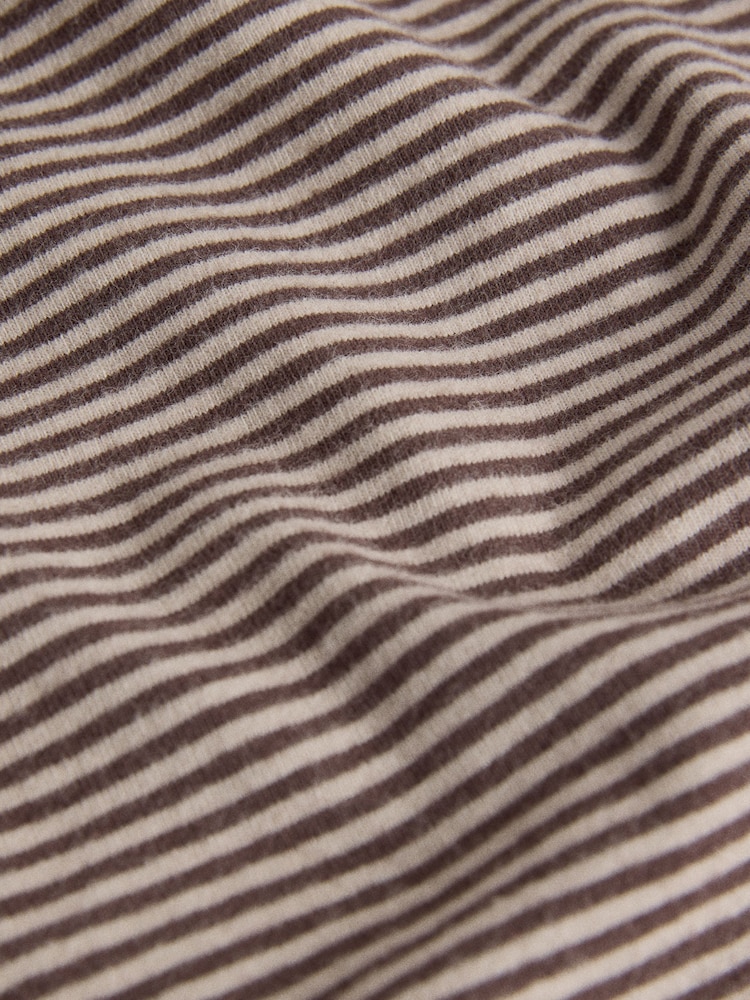 The Set 3 Pack Roll Neck Long Sleeve Rib T-Shirts Pink/Stripe - Image 6 of 6 The Set 3 Pack Roll Neck Long Sleeve Rib T-Shirts Pink/Stripe - Image 6 of 6