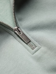 The Set 3 Pack Zip Neck Sweatshirts Grey Marl/Green/Blue - Image 5 of 6