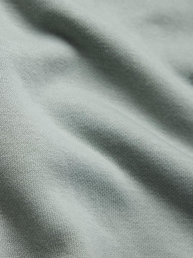 The Set 3 Pack Zip Neck Sweatshirts Grey Marl/Green/Blue - Image 6 of 6