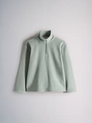 The Set 3 Pack Long Sleeve Quarter Zip Fleeces Pink/Grey/Green - Image 2 of 6