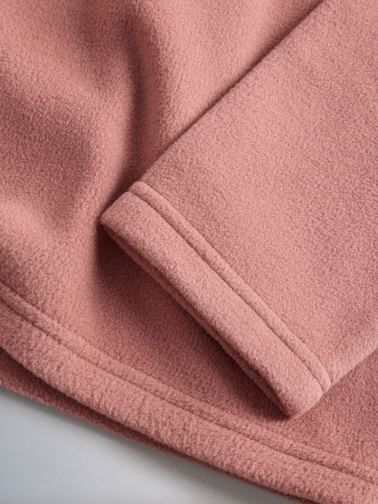 The Set 3 Pack Long Sleeve Quarter Zip Fleeces Pink/Grey/Green - Image 6 of 6