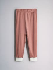 The Set 5 Pack Cotton Jersey Long Sleeve Snuggle Pyjamas Pink/Green/Cream - Image 8 of 13