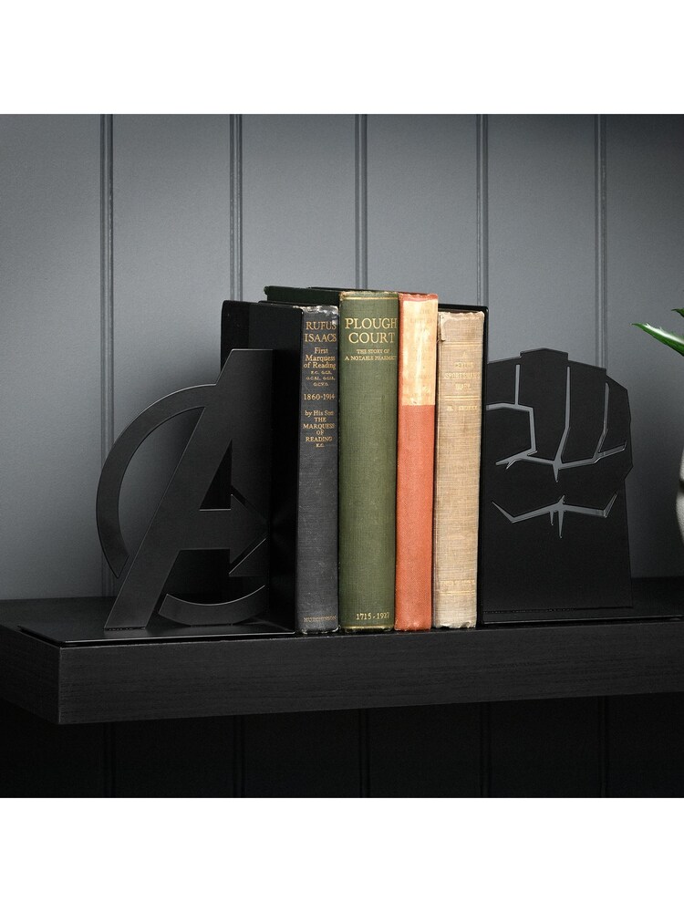 Marvel Black Hulk Metal Bookends - Image 1 of 4