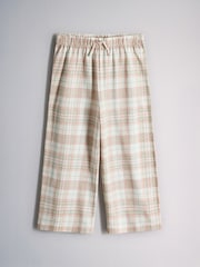 The Set 3 Pack Long Sleeve Brushed Jersey T-Shirts and Wide Leg Pyjamas Set Pink/Green - Image 3 of 9