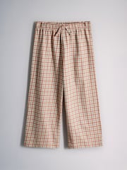 The Set 3 Pack Long Sleeve Brushed Jersey T-Shirts and Wide Leg Pyjamas Set Pink/Green - Image 4 of 9