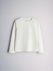The Set 3 Pack Long Sleeve Brushed Jersey T-Shirts and Wide Leg Pyjamas Set Pink/Green - Image 5 of 9