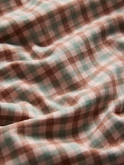 The Set 3 Pack Long Sleeve Brushed Jersey T-Shirts and Wide Leg Pyjamas Set Pink/Green - Image 9 of 9