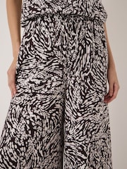 Hush Brown Airflow Extra Wide Leg Trousers - Image 4 of 5