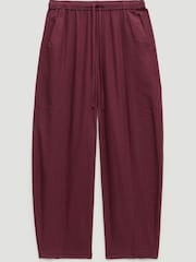 Hush Red Tovi Linen Blend Barrel Leg Trousers - Image 5 of 5