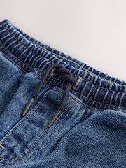 Mid Blue Denim Wide Fit Pull On Jeans (3-16yrs) - Image 3 of 4