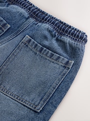 Mid Blue Denim Wide Fit Pull On Jeans (3-16yrs) - Image 4 of 4