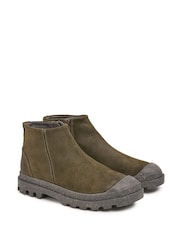 Celtic & Co. Green Toe Cap Ankle Boots - Image 5 of 8
