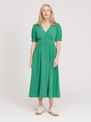 Finery Samantha Button through Midi Dress - Imaginea 1 din 4