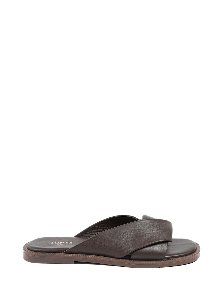 Jones Bootmaker Chocolate Hazelle Sandals - Image 1 of 5