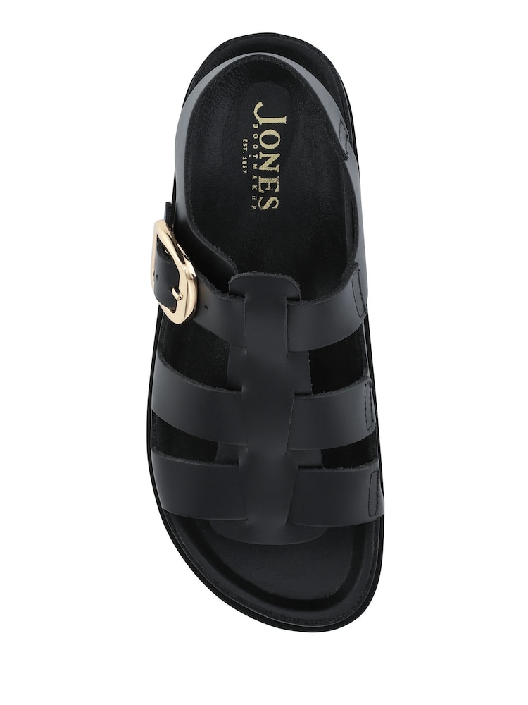 أسود كروم - صندل Hazelle من Jones Bootmaker - Image 5 of 5