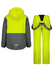 Teva Lime Green Colourblock Ski Jacket and Joggers Set - Image 3 of 3