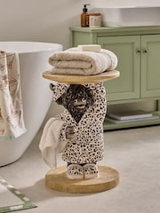 Bronze Hamish Leopard Side Table - Изображение 1 5