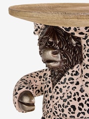 Bronze Hamish Leopard Side Table - Изображение 3 5
