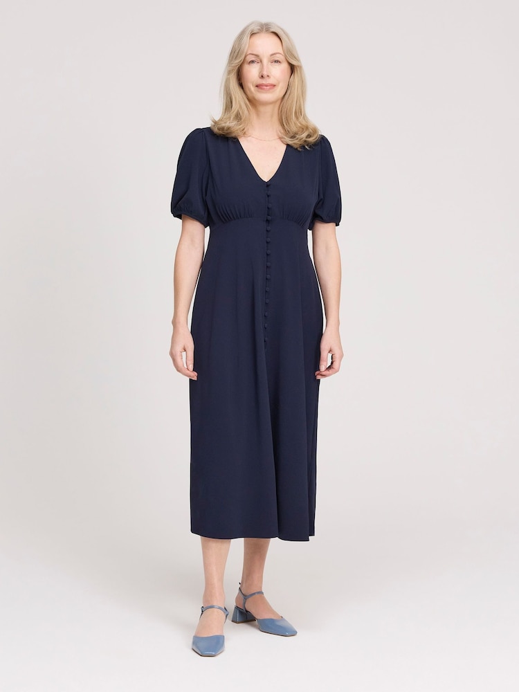 Finery Robyn Button Through Midi Dress - Imaginea 1 din 4
