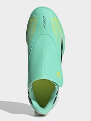 adidas Blue F50 Hyperfast Club Hook and Loop Turf Football Boots - Image 4 of 10