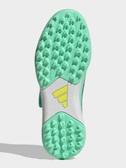 adidas Blue F50 Hyperfast Club Hook and Loop Turf Football Boots - Image 5 of 10
