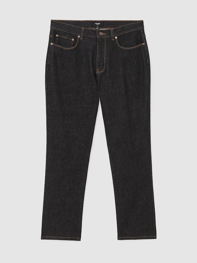 Selvedge أسود - جينز برجل مستقيمة Bishopsgate من Reiss - صورة 2 من 7