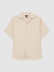 Reiss Stone Cosworth Modal-Blend Relaxed Cuban-Collar Shirt - Image 2 of 6