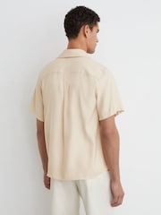 Reiss Stone Cosworth Modal-Blend Relaxed Cuban-Collar Shirt - Image 5 of 6
