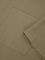 Reiss Sage Green Cosworth Modal-Blend Relaxed Cuban-Collar Shirt - Image 6 of 6