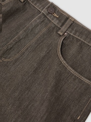 Reiss Brown Bishopsgate Straight-Leg Jeans - Image 6 of 6