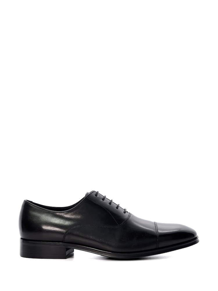 Чорний - Стандартна посадка - Dune London Solver Wide Fit Oxford Shoes - Image 2 of 6